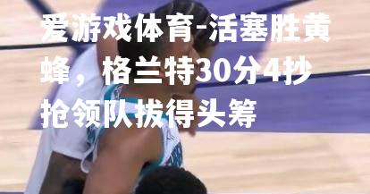 活塞胜黄蜂，格兰特30分4抄抢领队拔得头筹